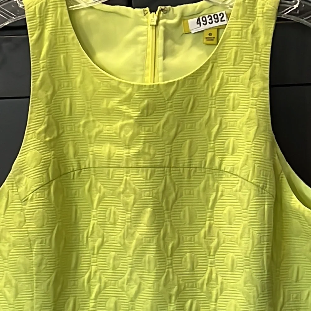 Banana Republic Milly Collection Lime Green Dress. Size 6. Gently worn. - Picture 1 of 16